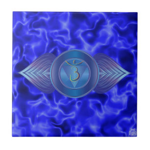 Carreau de céramique de Chakra de troisième oeil