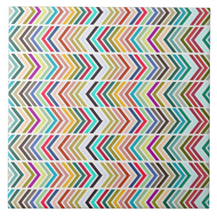 Carreau de céramique de Chevron de rétro style de