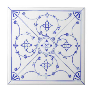 Carreau de céramique de conception de Delft Blau