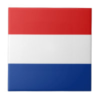 Carreau de céramique de drapeau néerlandais