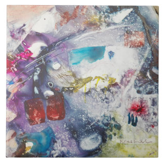 Carreau de céramique de Kay Cassill : "Friture de