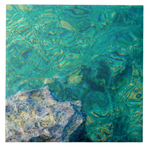 Carreau de céramique de l'eau d'océan de turquoise