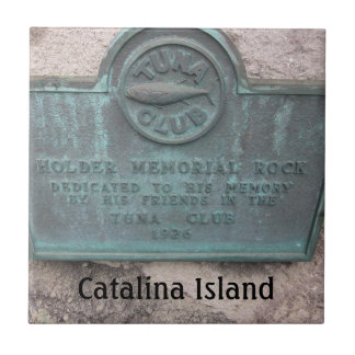 CARREAU DE CÉRAMIQUE DE L'ÎLE CATALINA CLUB DU THO