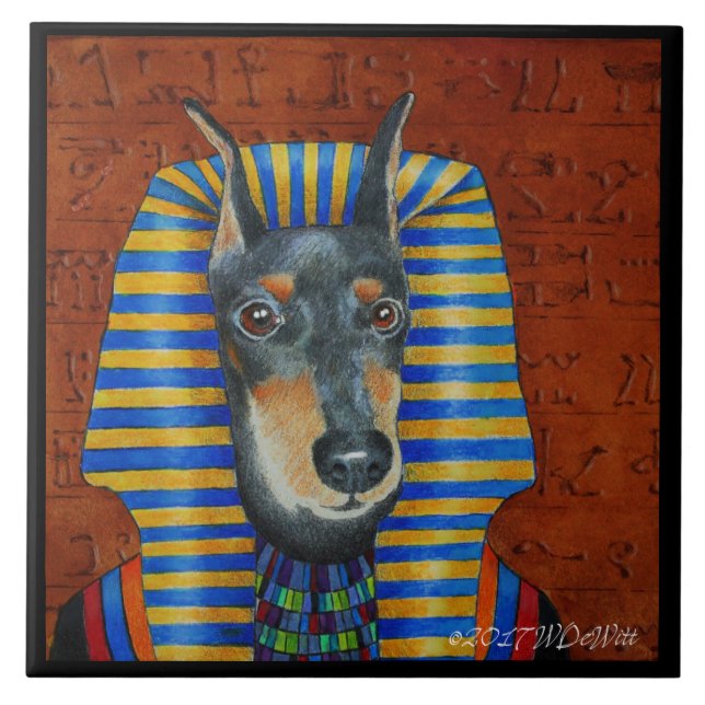 Carreau de céramique de Manchester Terrier (Devant)