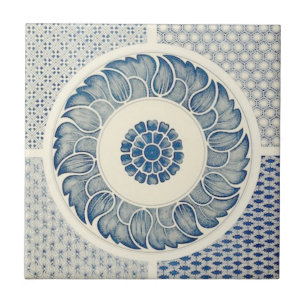 Carreau de céramique de motif chinois de cercle