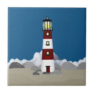 Carreau de céramique de phare