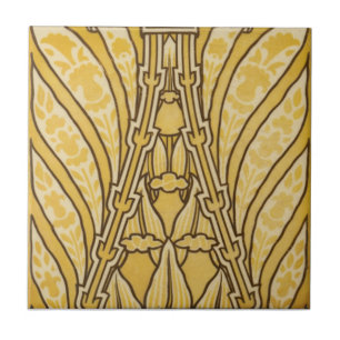 Carreau de céramique de reproduction de l'art déco
