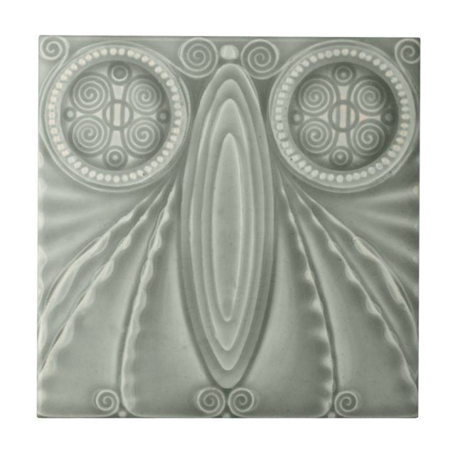 Carreau de céramique de reproduction de l'art déco (Devant)