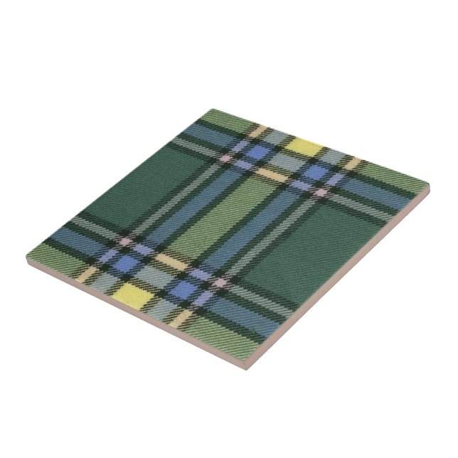 Carreau de céramique de tartan d'Alberta (Côté)