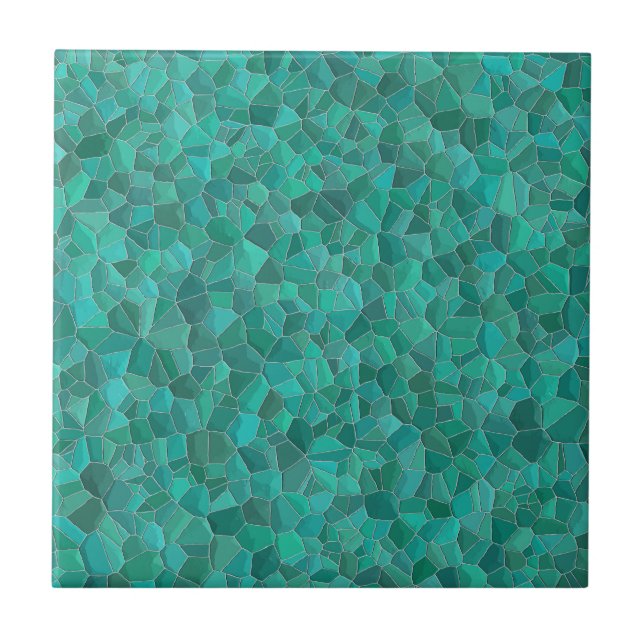 Carreau de céramique de turquoise (Devant)