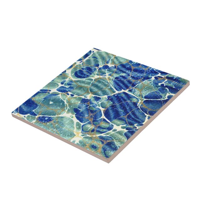 Carreau de céramique d'effet de papier marbré de (Côté)