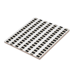 Carreau de céramique rayure noire et beige