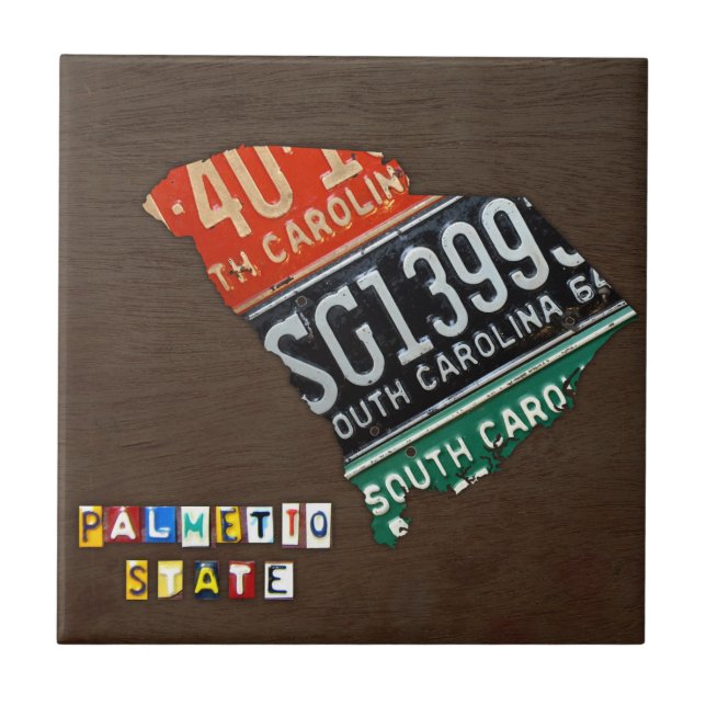 Carreau de céramique V3 de carte de plaque (Devant)