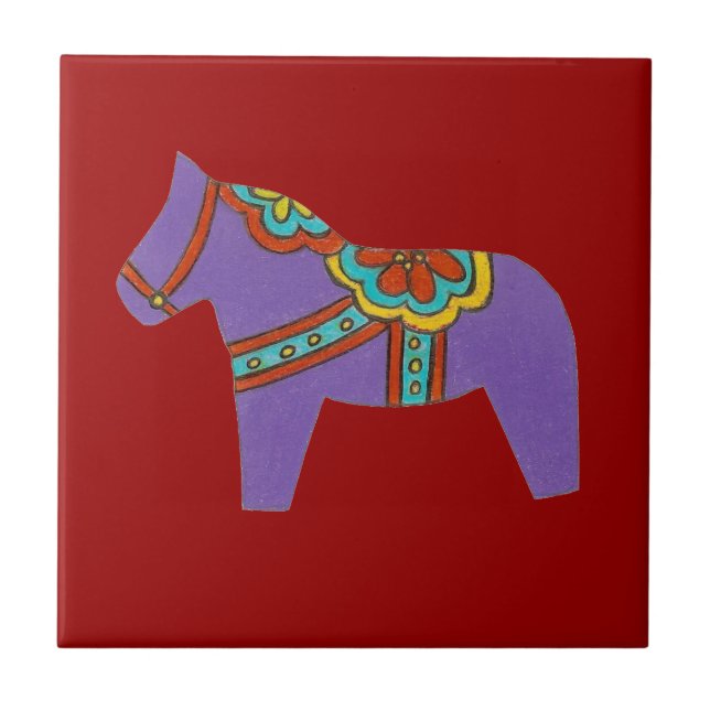 Carreau de Cheval Violet (Devant)