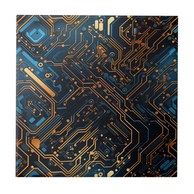 Carreau de circuits électroniques (Devant)