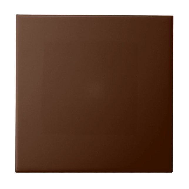 Carreau de couleur solide Brown (Devant)