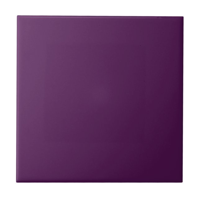 Carreau de couleur solide violet profond (Devant)