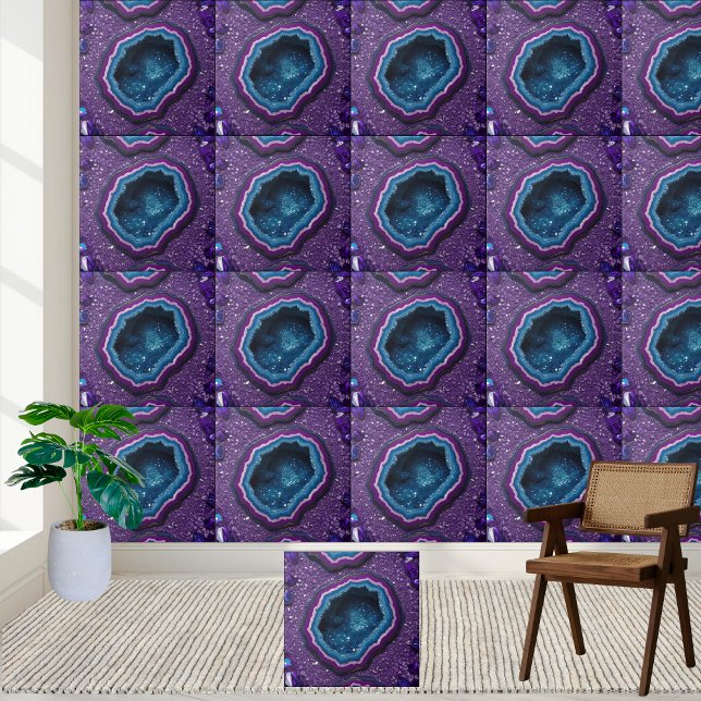 Carreau de cristal de géode Amethyst (Amethyst Geode Crystal Tile)