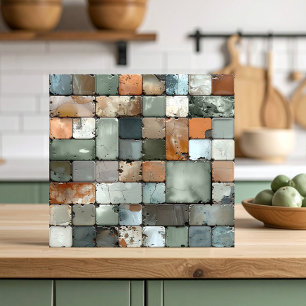 Carreau de mosaïque rustique ID1187b