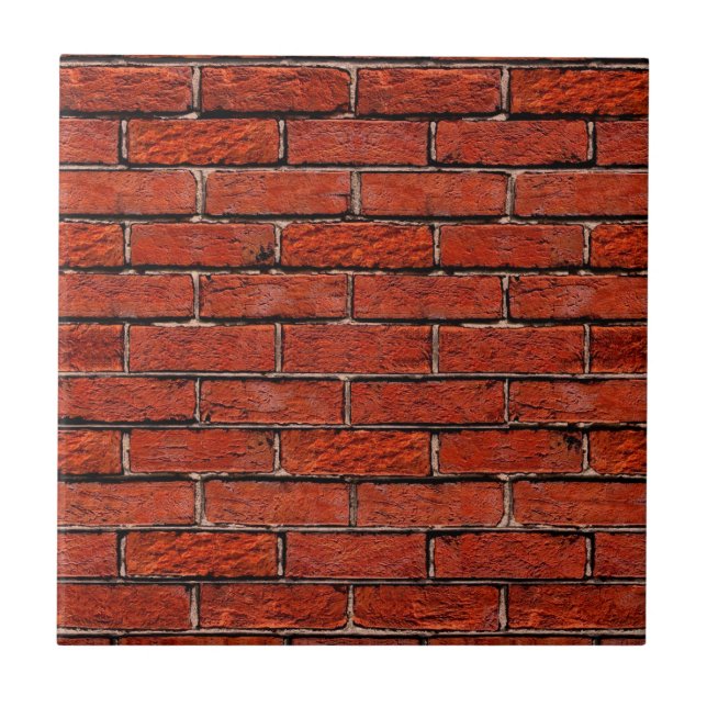 Carreau De mur de briques ~ rouge trop (Devant)