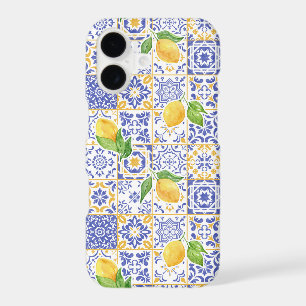 Carreau de style méditerranéen à motif de citron e