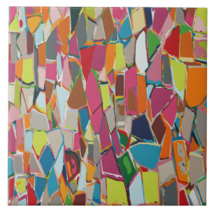 Carreau Déco géométrique Art moderne Carrelage en céra