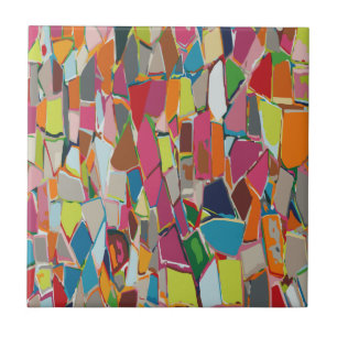 Carreau Déco géométrique Art moderne multicolore
