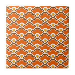 Carreau Déco Saint-Jacques Chinois, Mandarin Orange 