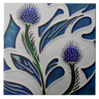 Décor Art Déco Thistle Décor Décor Art Nouveau Cér