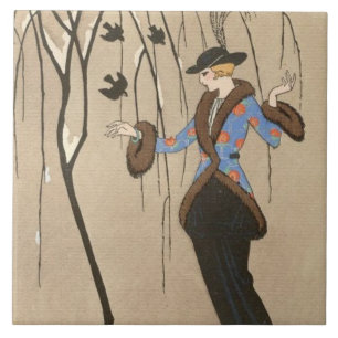 Carreau Décor art déco vintage carrelage en céramique