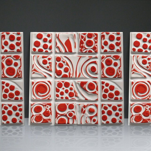 Carreau Décor Contemporain Décor Doté Faux Relief (Créateur téléchargé)