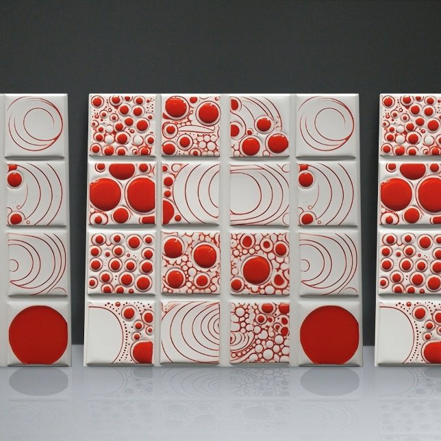 Carreau Décor Contemporain Décor Doté Faux Relief (Créateur téléchargé)