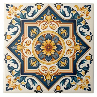 Carreau Décor espagnol méditerranéen