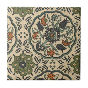 Carreau Décor Floral Perse Carrelage