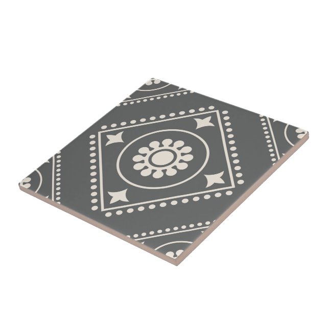 Carreau Décor Motif géométrique (Côté)