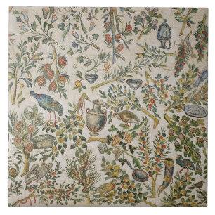 Carreau Décoration de plafond avec des fleurs et des