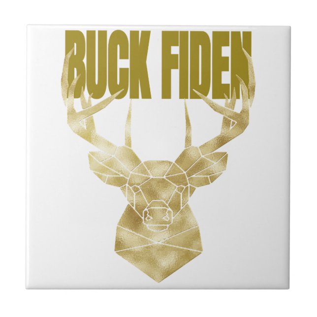 Carreau Deer Hunter Buck Fiden Politique Anti-BIden Wall H (Devant)
