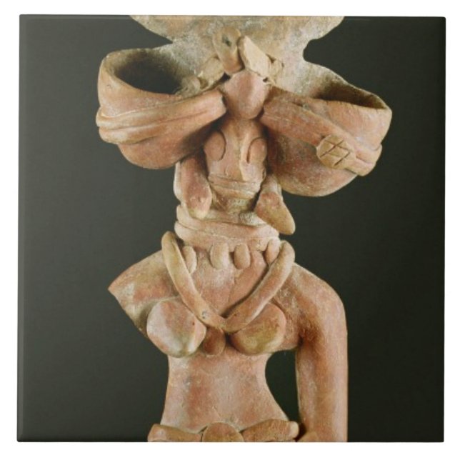 Carreau Déesse de mère de terre cuite, Mohenjodaro, (Devant)