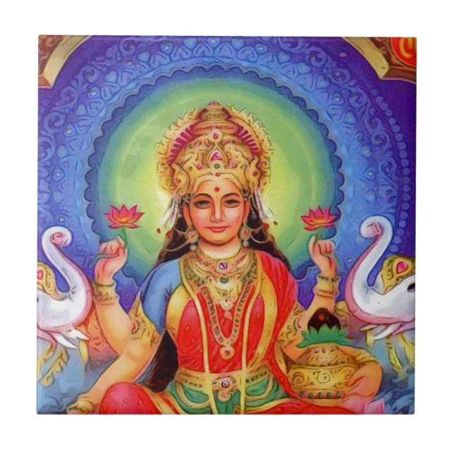 Carreau Déesse indoue Lakshmi Maa (Devant)
