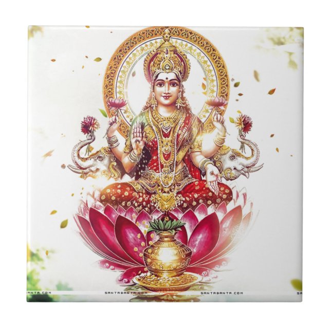 CARREAU DÉESSE LAKSHMI (Devant)
