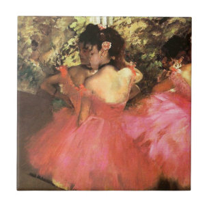 Carreau Dégazez les danseurs dans la tuile rose