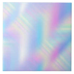 Carreau Dégradé holographique pastel iridescent