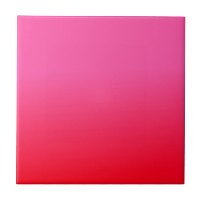 Carreau Dégradé rose et rouge (Devant)