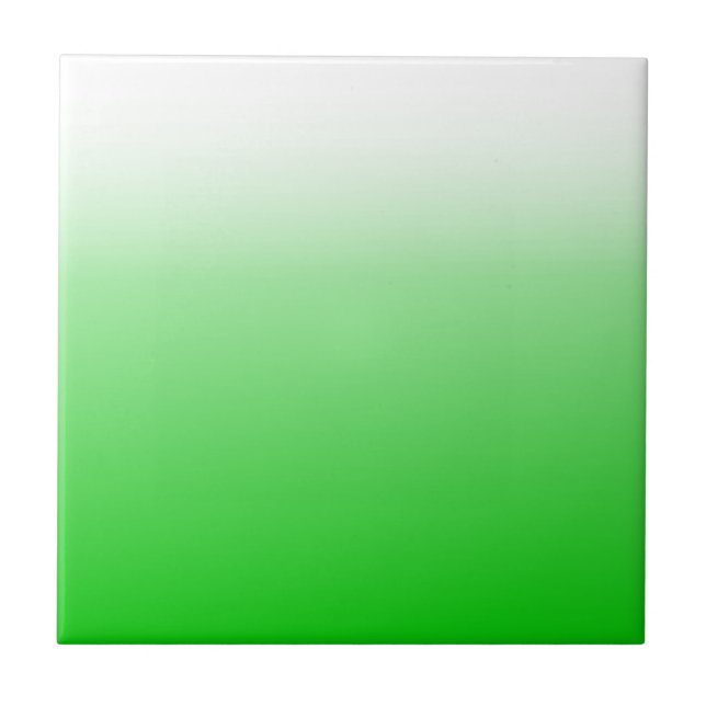 Carreau dégradé vert à blanc #00cc00 (Devant)