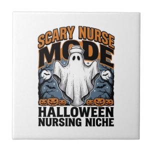 Carreau Déguisement d'infirmière effrayante Halloween Chem