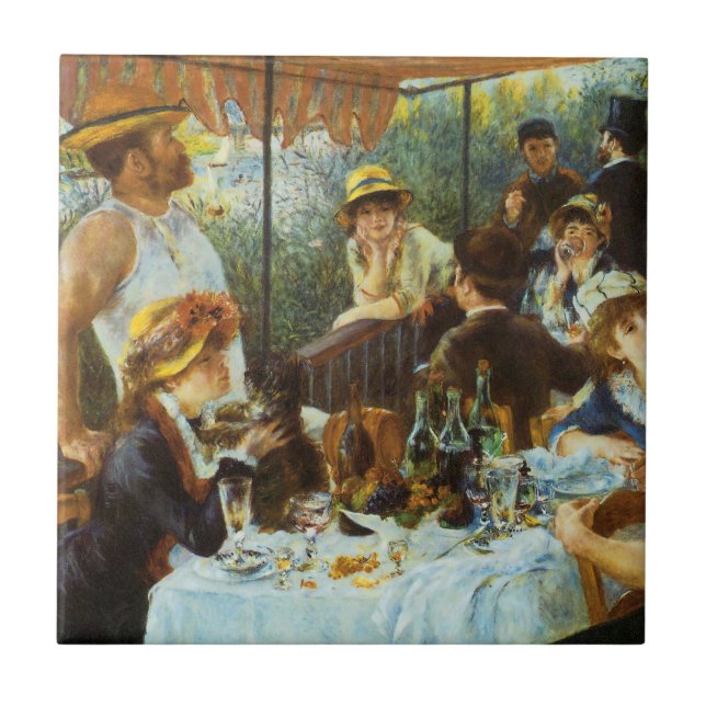 Carreau Déjeuner de la fête nautique par Pierre Renoir (Devant)