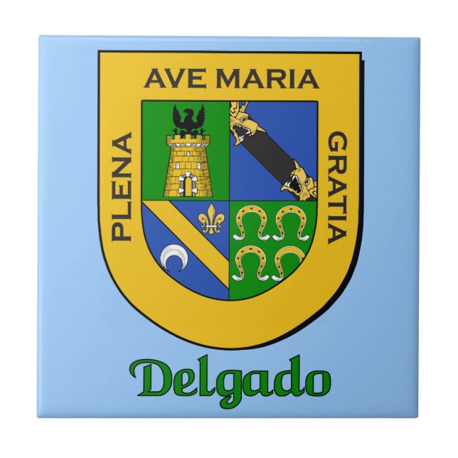 Carreau Delgado Family Shield (Devant)
