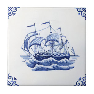 Carreau deltaplane reproductions bateau de pêche