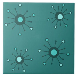 Carreau Démarrage atomique Turquoise