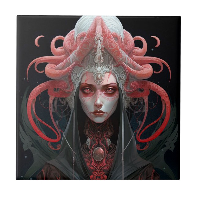 Carreau Demon Queen Imaginaire Art (Devant)